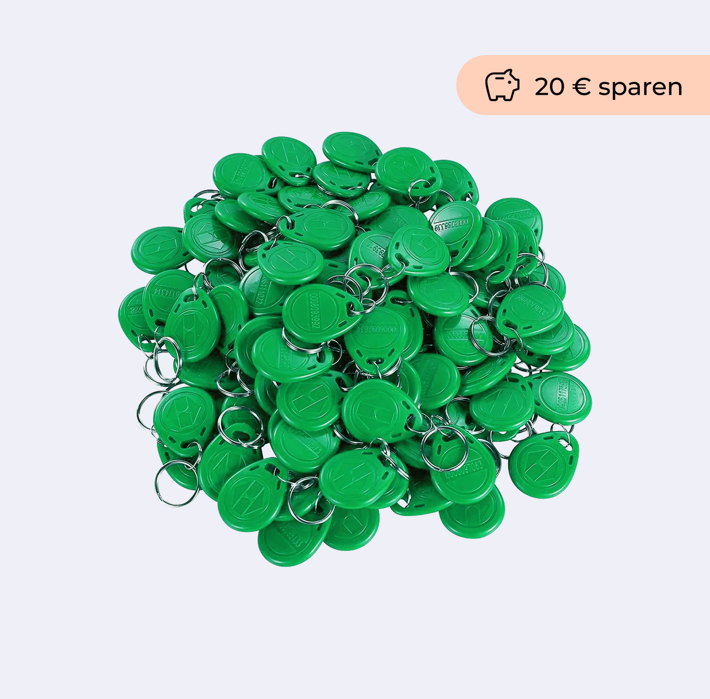 500 RFID CHIPS / Anhänger